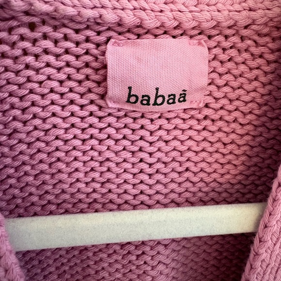 Babaa Pink Cardigan Sweater - Picture 3 of 7